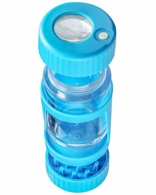 Shop LED Viewing Chamber Stash Jar and Grinder in australian