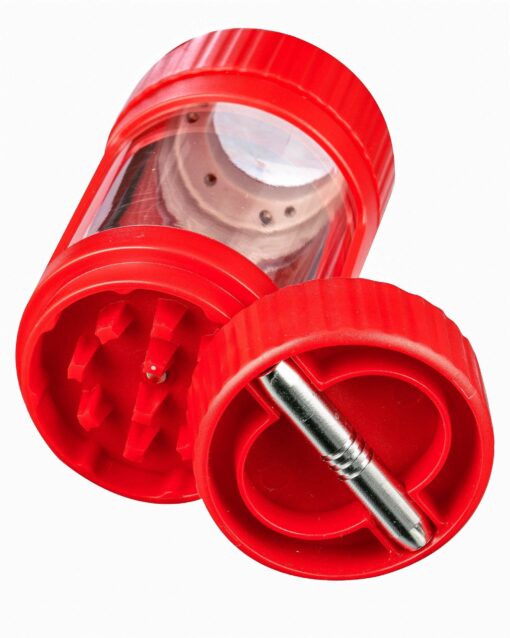 Shop LED Viewing Chamber Stash Jar and Grinder in australian