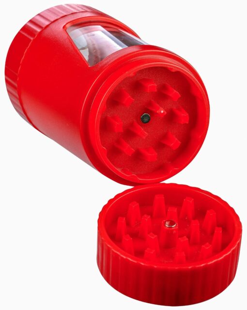 Shop LED Viewing Chamber Stash Jar and Grinder in australian