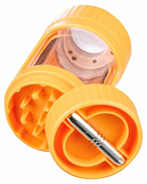 Shop LED Viewing Chamber Stash Jar and Grinder in australian