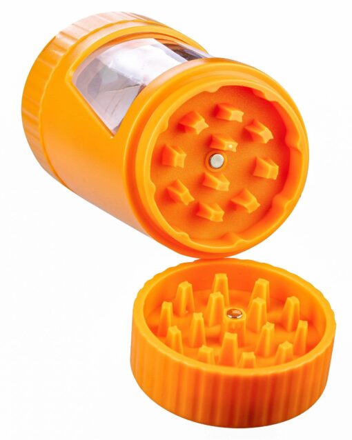 Shop LED Viewing Chamber Stash Jar and Grinder in australian