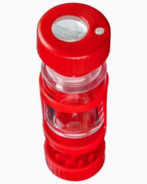 Shop LED Viewing Chamber Stash Jar and Grinder in australian
