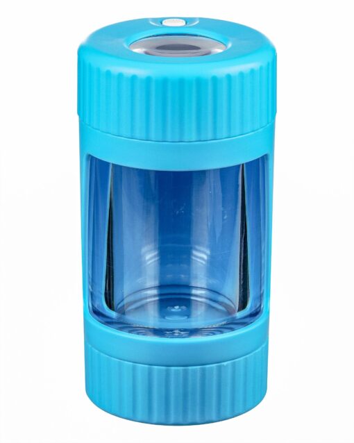 Shop LED Viewing Chamber Stash Jar and Grinder in australian