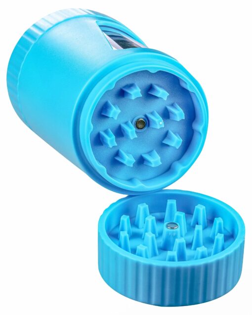 Shop LED Viewing Chamber Stash Jar and Grinder in australian