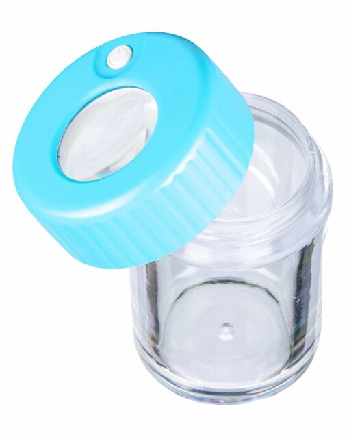 Shop LED Viewing Chamber Stash Jar and Grinder in australian