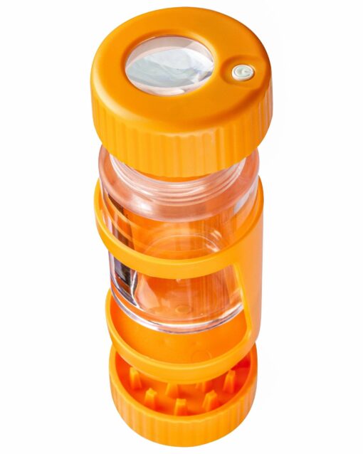 Shop LED Viewing Chamber Stash Jar and Grinder in australian