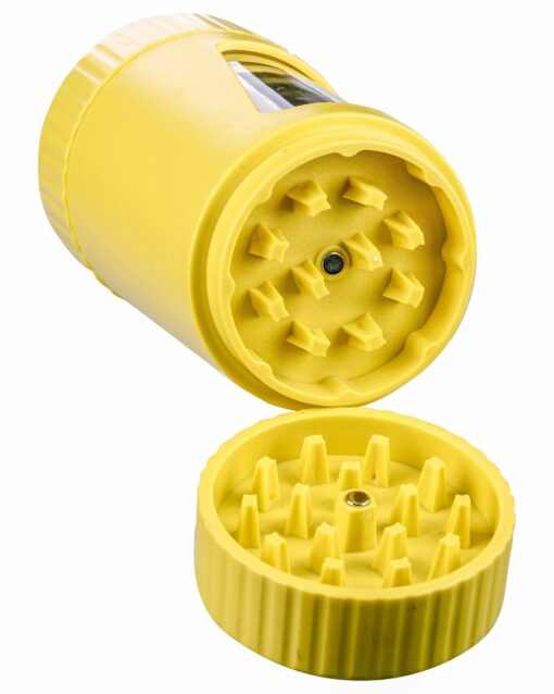 Shop LED Viewing Chamber Stash Jar and Grinder in australian