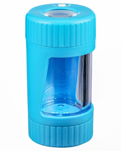 Shop LED Viewing Chamber Stash Jar and Grinder in australian