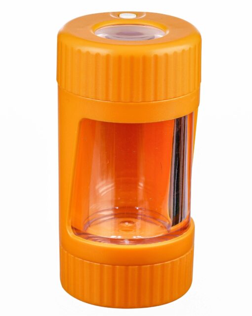 Shop LED Viewing Chamber Stash Jar and Grinder in australian