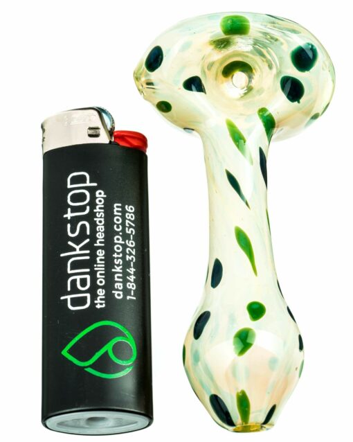 Shop Milky Spotted Spoon Pipe in australian