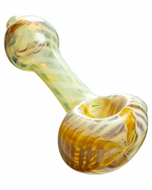 Shop Raked Face Spiral Fumed Spoon Pipe in australian