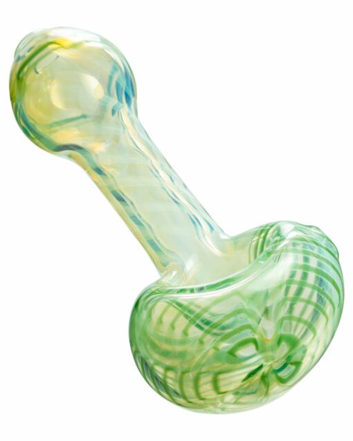 Shop Raked Face Spiral Fumed Spoon Pipe in australian