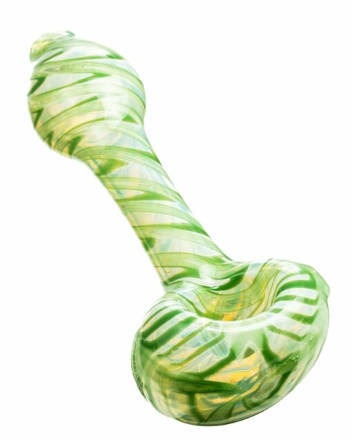 Shop Raked Silver Fumed Mini Spoon Pipe in australian