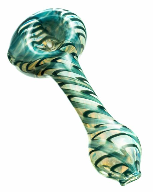 Shop Raked Silver Fumed Mini Spoon Pipe in australian
