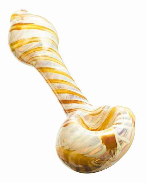 Shop Raked Silver Fumed Mini Spoon Pipe in australian