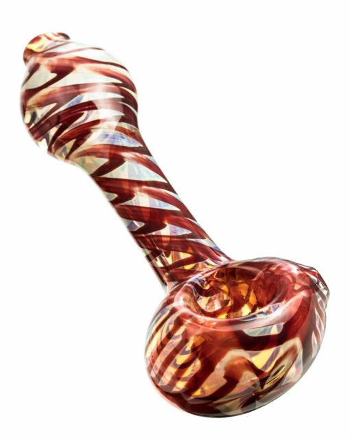 Shop Raked Silver Fumed Mini Spoon Pipe in australian