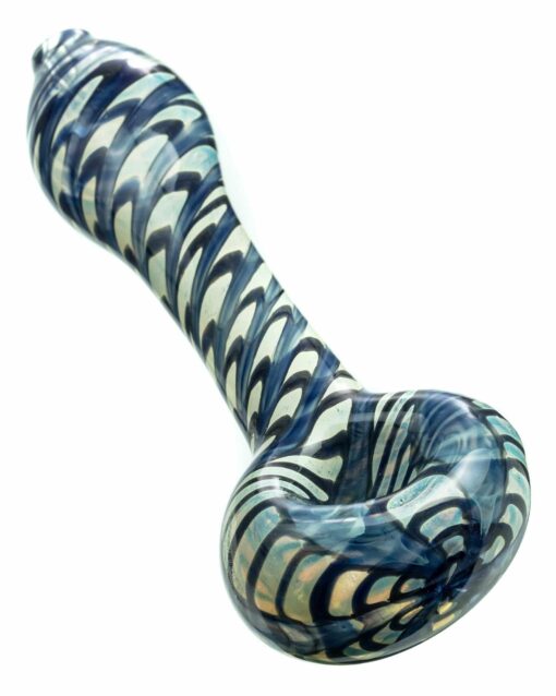 Shop Raked Silver Fumed Spoon Pipe in australian