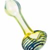 Shop Spiral Face Fumed Mini Spoon Pipe in australian