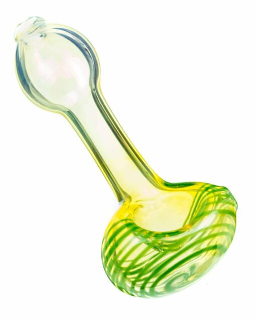 Shop Spiral Face Fumed Mini Spoon Pipe in australian