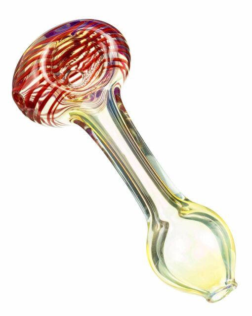 Shop Spiral Face Fumed Mini Spoon Pipe in australian