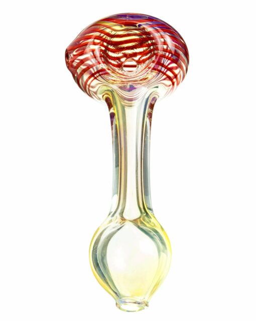 Shop Spiral Face Fumed Mini Spoon Pipe in australian