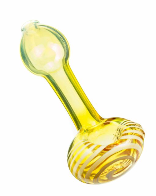 Shop Spiral Face Fumed Mini Spoon Pipe in australian