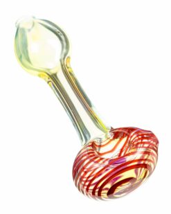 Shop Spiral Face Fumed Mini Spoon Pipe in australian