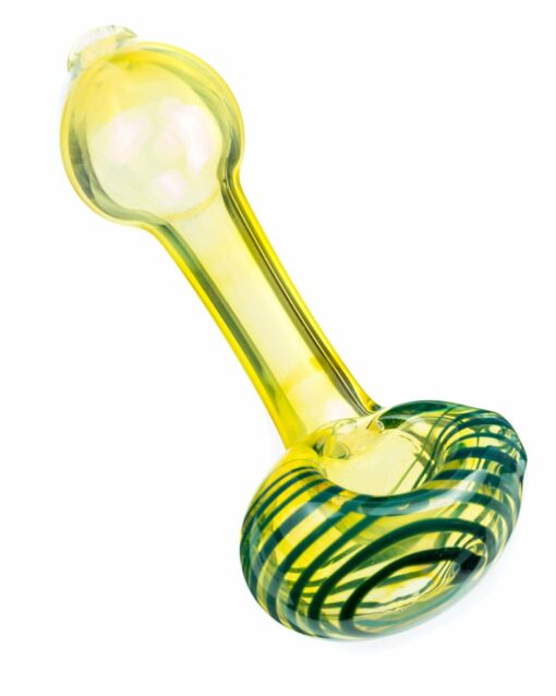 Shop Spiral Face Fumed Mini Spoon Pipe in australian