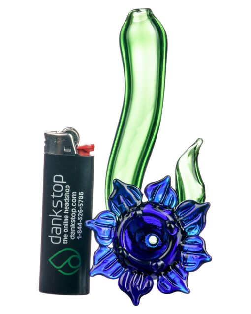 Shop Violet Flower Spoon Pipe in australian