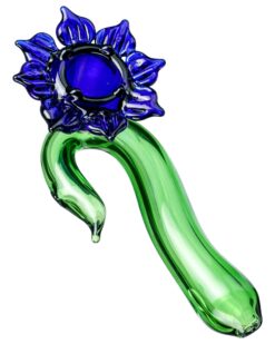 Shop Violet Flower Spoon Pipe in australian