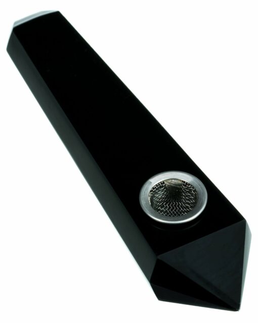 Shop "Yin" Quartz Crystal Stone Pipe in australian