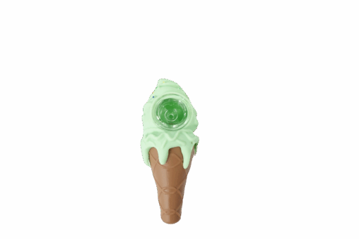 Shop Silicone Ice Cream Cone Hand Pipe in australian