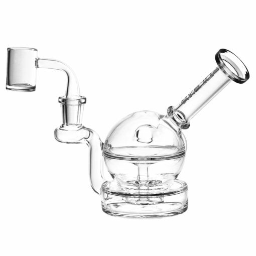 Shop Pulsar Clear Ball Recycler Dab Rig - 5.25" / 14mm F in australian
