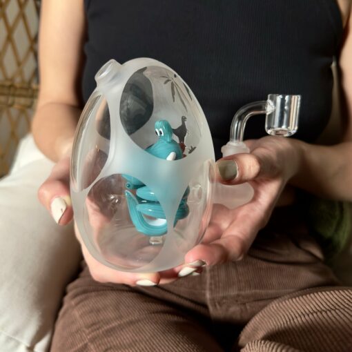 Shop Dino DNA Bubbler Bong - 5in in australian