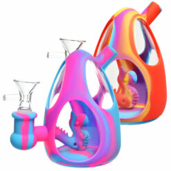 Shop Dinosaur Egg Silicone/Glass Water Pipe in australian