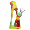 Shop PILOT DIARY Silicone Glass Mini Horn Bong w/ Ice Catcher - 14mm Female Joint in australian