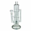 Shop Double Funnel UFO Perc Recycler Bong 39cm Ash Green in australian