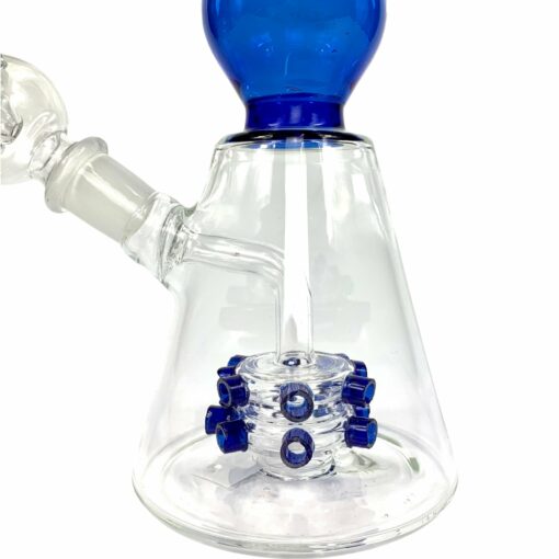 Shop Dual Spikey Perc Beaker Bong 35cm Blue in australian