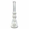 Shop Dual Spikey Perc Beaker Bong 35cm White in australian