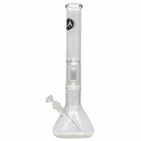 Shop Thick Glass Beaker Showerhead Perc Bong in australian