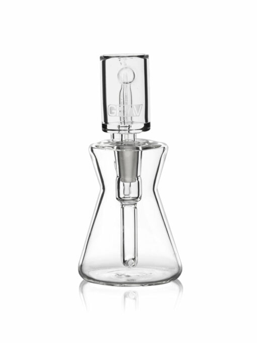 Shop GRAV® Hourglass Pocket Bubbler Rig - Clear in australian