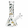 Shop Kitten Corral Beaker Glass Water Pipe - 7.75" in australian