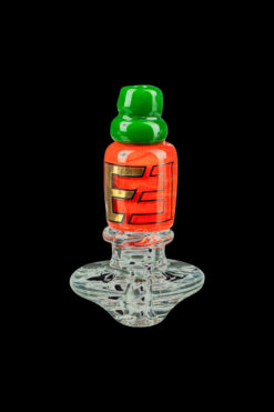 Shop Empire Glassworks Sriracha Themed Carb Cap for Puffco Peak in australian
