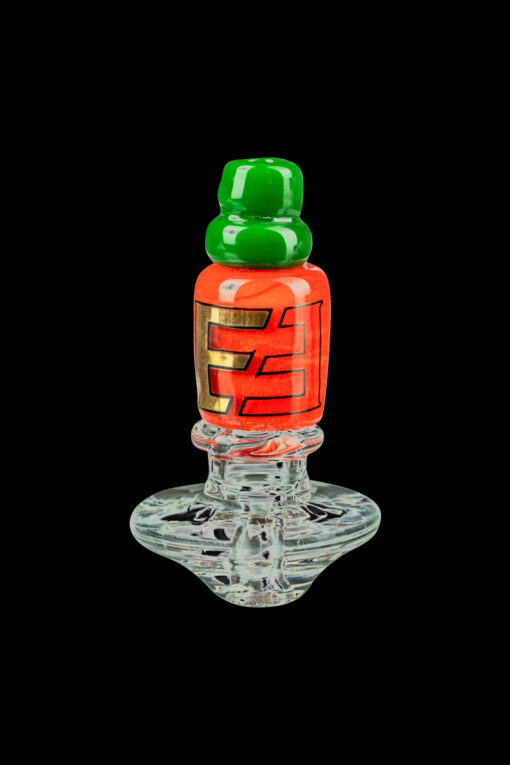 Shop Empire Glassworks Sriracha Themed Carb Cap for Puffco Peak in australian