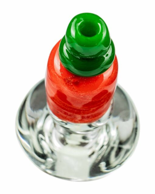 Shop Empire Glassworks Sriracha Themed Carb Cap for Puffco Peak in australian