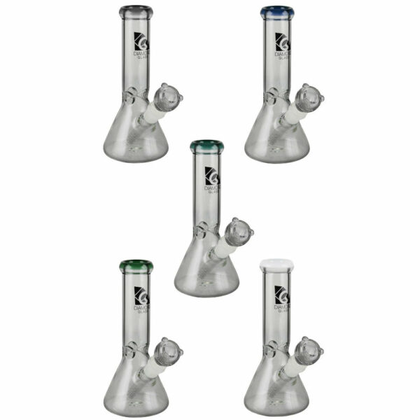 Shop Glass Sugar Beaker Bong in australian
