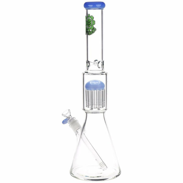 Shop Jellyfish Double Chamber Glass Beaker Water Pipe - 17" / 14mm F / Colors Vary in australian