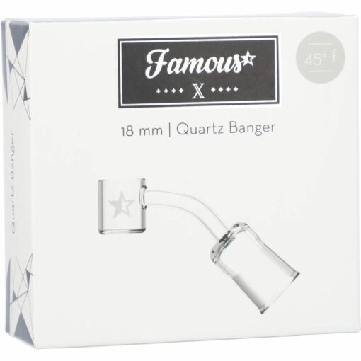 Shop Famous X Replacement Banger - 45 Degree 18mm Female in australian