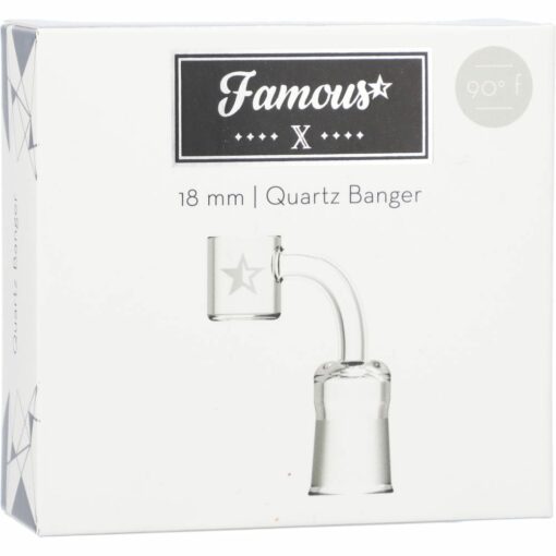 Shop Famous X Replacement Banger - 90 Degree 18mm Female in australian