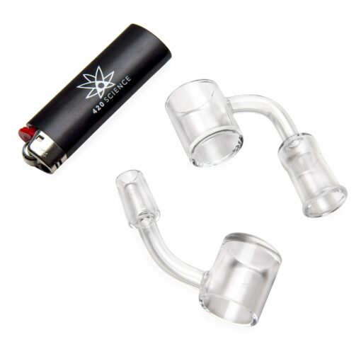 Shop XL Flat Top Thick Bottom Quartz Bucket Banger 14mm in australian